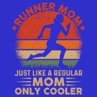 Runner Mom Marathon Race Track And Field Mothers Day Gift Button