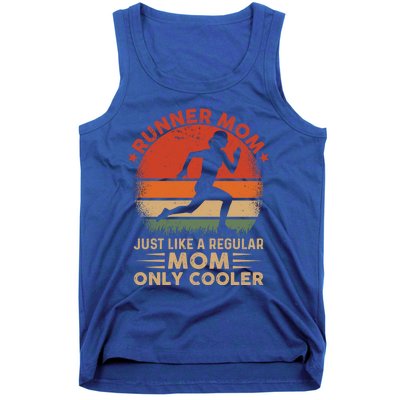 Runner Mom Marathon Race Track And Field Mothers Day Gift Tank Top