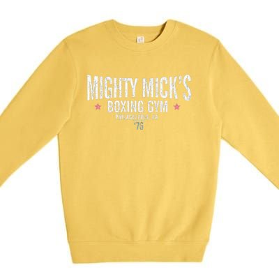 Rocky Mighty Micks Boxing Gym Premium Crewneck Sweatshirt