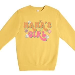 Retro Mama's Mother's Day Mom Premium Crewneck Sweatshirt