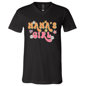 Retro Mama's Mother's Day Mom V-Neck T-Shirt