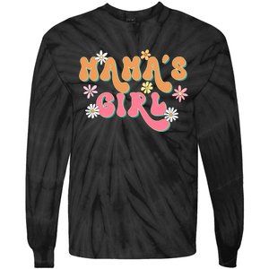 Retro Mama's Mother's Day Mom Tie-Dye Long Sleeve Shirt