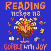 Reading Makes Me Gobble With Joy Funny Turkey Reading Book Gift Sustainable Beanie