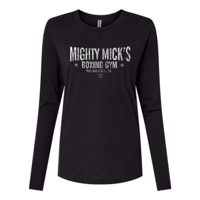 Rocky Mighty Micks Boxing Gym Womens Cotton Relaxed Long Sleeve T-Shirt