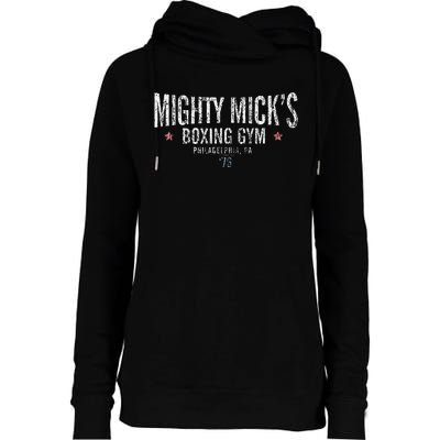 Rocky Mighty Micks Boxing Gym Womens Funnel Neck Pullover Hood