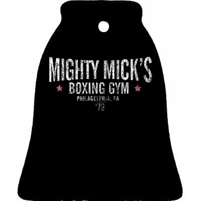 Rocky Mighty Micks Boxing Gym Ceramic Bell Ornament