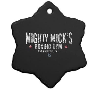 Rocky Mighty Micks Boxing Gym Ceramic Star Ornament