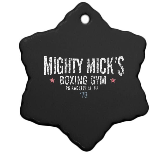 Rocky Mighty Micks Boxing Gym Ceramic Star Ornament