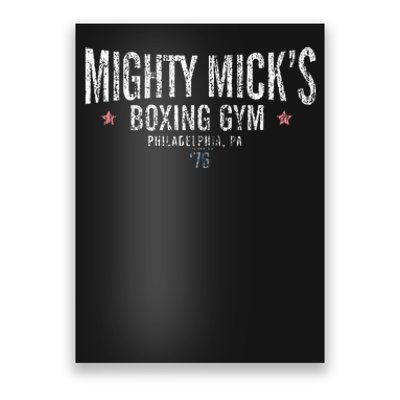 Rocky Mighty Micks Boxing Gym Poster