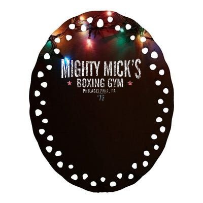 Rocky Mighty Micks Boxing Gym Ceramic Oval Ornament