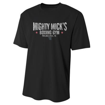 Rocky Mighty Micks Boxing Gym Performance Sprint T-Shirt