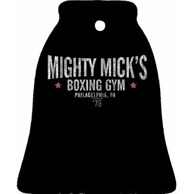 Rocky Mighty Micks Boxing Gym Ceramic Bell Ornament