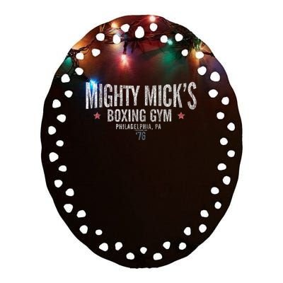 Rocky Mighty Micks Boxing Gym Ceramic Oval Ornament