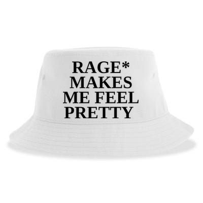 Rage Makes Me Feel Pretty Sustainable Bucket Hat