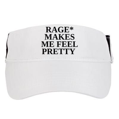 Rage Makes Me Feel Pretty Adult Drive Performance Visor