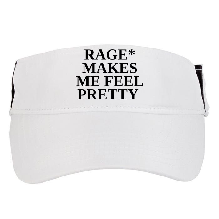 Rage Makes Me Feel Pretty Adult Drive Performance Visor