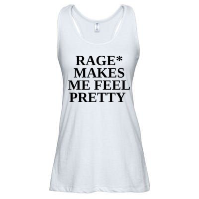 Rage Makes Me Feel Pretty Ladies Essential Flowy Tank