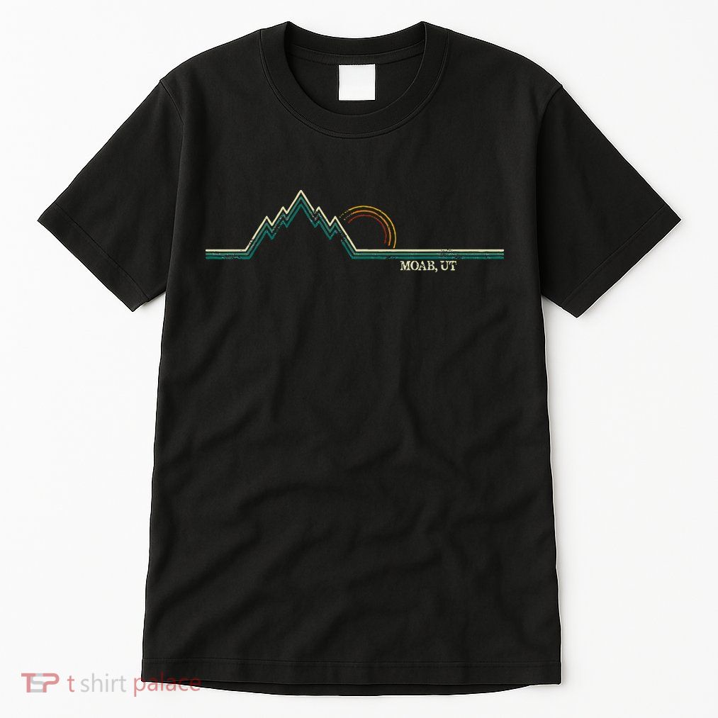 Retro Mountains Moab Utah Summer Hiking Tall T-Shirt