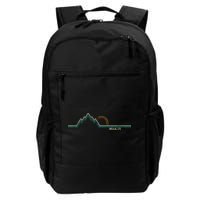 Retro Mountains Moab Utah Summer Hiking Backpack