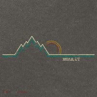 Retro Mountains Moab Utah Summer Hiking Cotton Canvas Backpack