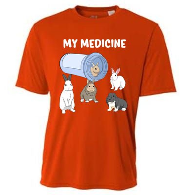 Rabbit My Medicine Bunny My Medicine Great Gift Cooling Performance Crew T-Shirt