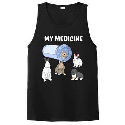 Rabbit My Medicine Bunny My Medicine Great Gift PosiCharge Competitor Tank