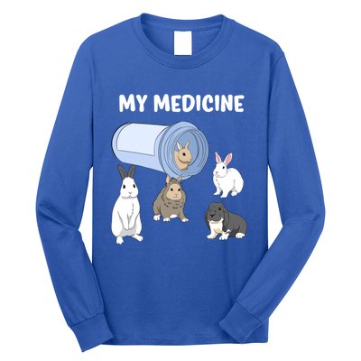 Rabbit My Medicine Bunny My Medicine Great Gift Long Sleeve Shirt