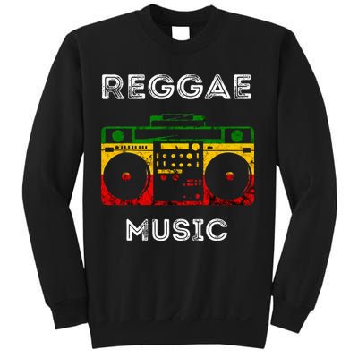 Reggae Music Musicbox Boombox Rastafari Roots Rasta Reggae Sweatshirt