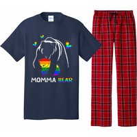 Rainbow Mamy Mama Bear Hug Love Support Parent Lgbt Pride Pajama Set