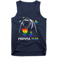 Rainbow Mamy Mama Bear Hug Love Support Parent Lgbt Pride Tank Top