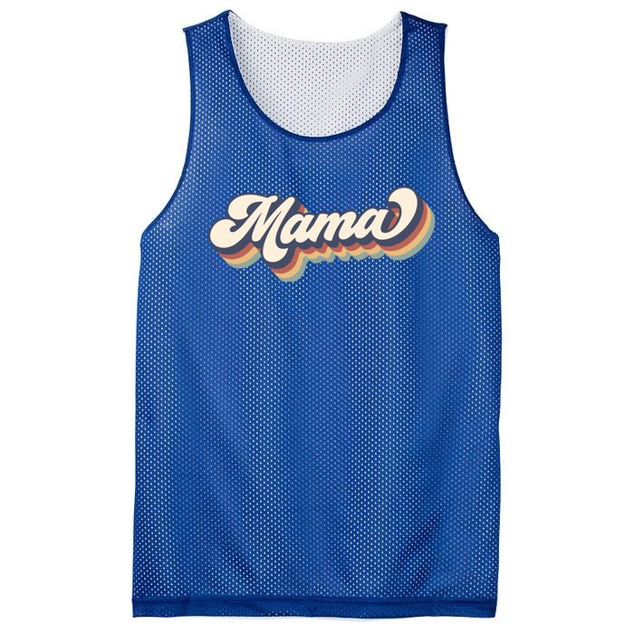 Retro Mama Mommy Gift For Mother's Day Mesh Reversible Basketball Jersey Tank