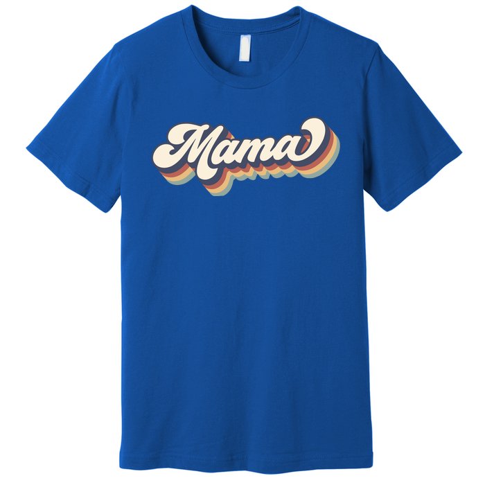 Retro Mama Mommy Gift For Mother's Day Premium T-Shirt