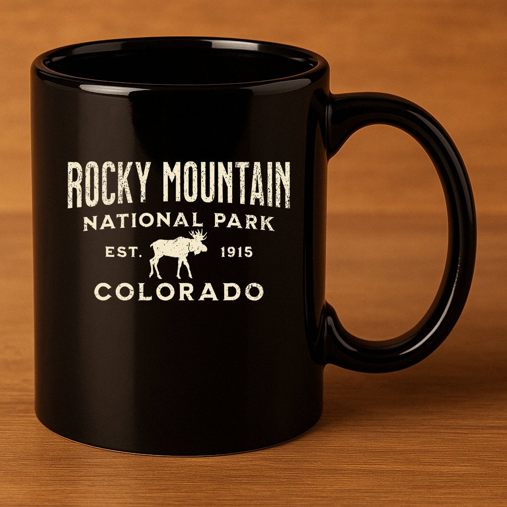 Rocky Mountain National Park 11oz C Handle Ceramic Mug