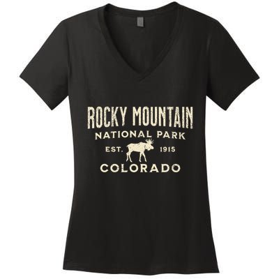 Rocky Mountain National Park Women's V-Neck T-Shirt