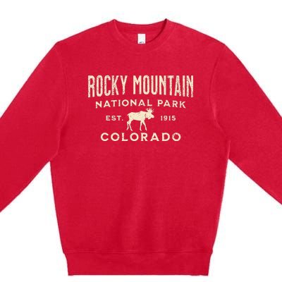 Rocky Mountain National Park Premium Crewneck Sweatshirt