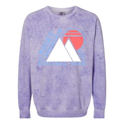 Rocky Mountain National Park Colorblast Crewneck Sweatshirt