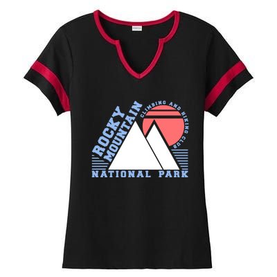 Rocky Mountain National Park Ladies Halftime Notch Neck Tee