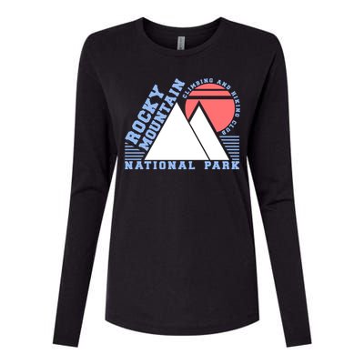 Rocky Mountain National Park Womens Cotton Relaxed Long Sleeve T-Shirt