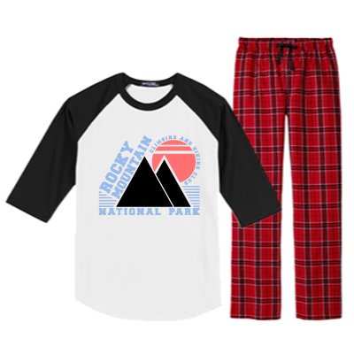 Rocky Mountain National Park Raglan Sleeve Pajama Set