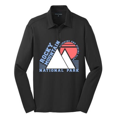 Rocky Mountain National Park Silk Touch Performance Long Sleeve Polo