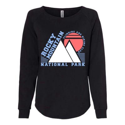 Rocky Mountain National Park Womens California Wash Sweatshirt