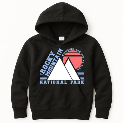 Rocky Mountain National Park Kids Hoodie