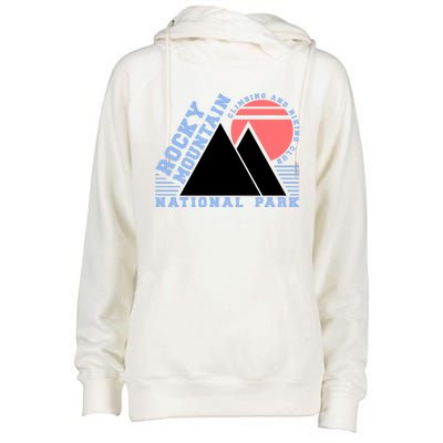 Rocky Mountain National Park Womens Funnel Neck Pullover Hood