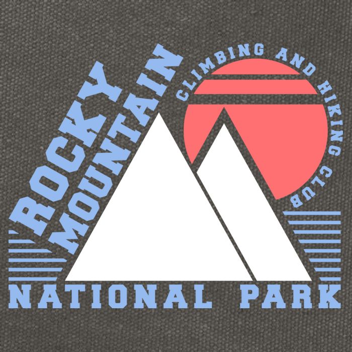 Rocky Mountain National Park Cotton Canvas Backpack