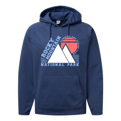 Rocky Mountain National Park Performance Fleece Hoodie