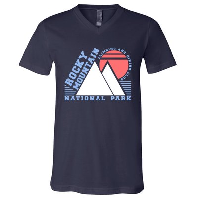 Rocky Mountain National Park V-Neck T-Shirt