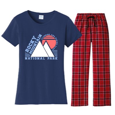 Rocky Mountain National Park Women's Flannel Pajama Set