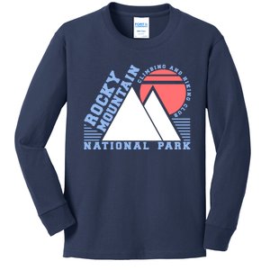 Rocky Mountain National Park Kids Long Sleeve Shirt