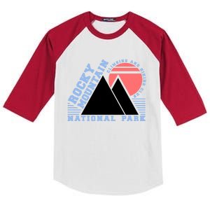 Rocky Mountain National Park Kids Colorblock Raglan Jersey