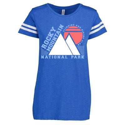 Rocky Mountain National Park Enza Ladies Jersey Football T-Shirt